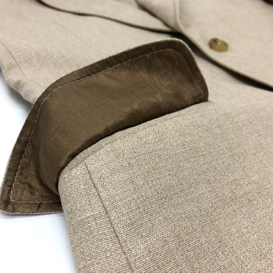 GUCCI グッチ リネン混 テーラード スーツ ジャケット ベージュ メンズ【中古】 | GUCCI | 04