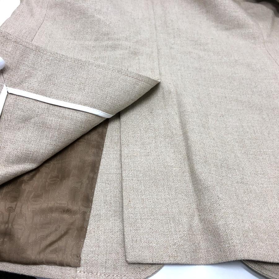 GUCCI グッチ リネン混 テーラード スーツ ジャケット ベージュ メンズ【中古】 | GUCCI | 05