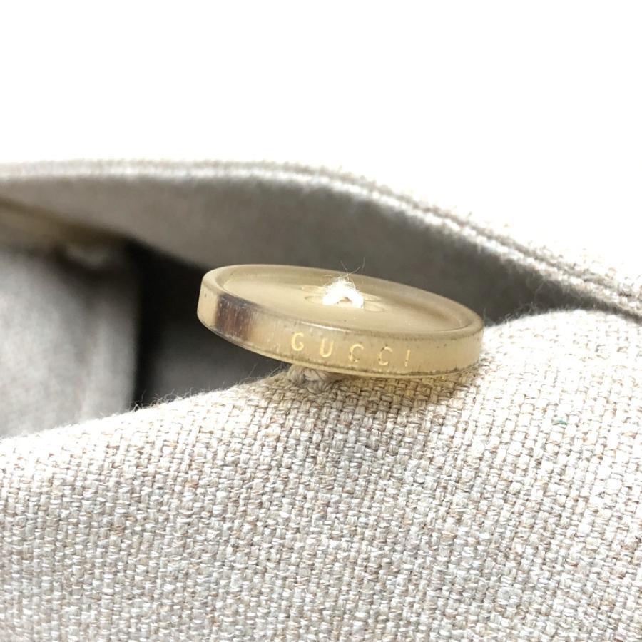 GUCCI グッチ リネン混 テーラード スーツ ジャケット ベージュ メンズ【中古】 | GUCCI | 06