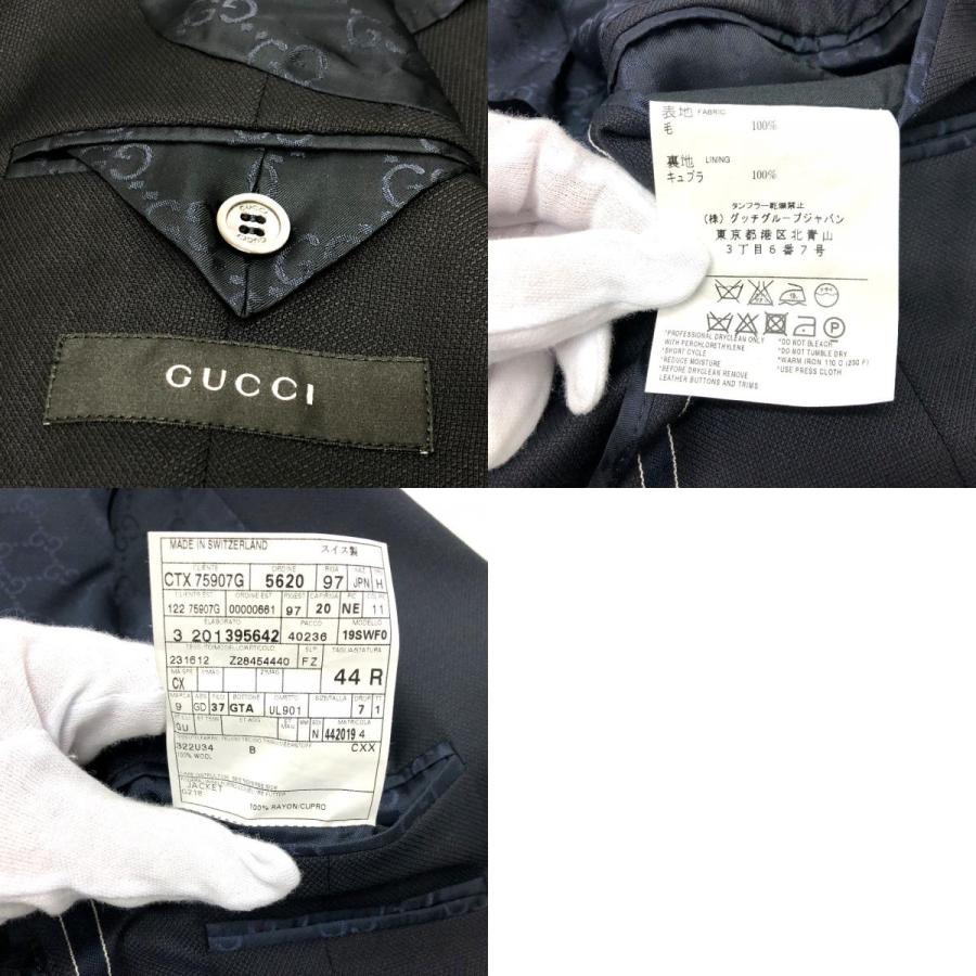 GUCCI グッチ テーラード スーツ ジャケット ブラック メンズ【中古】 | GUCCI | 09