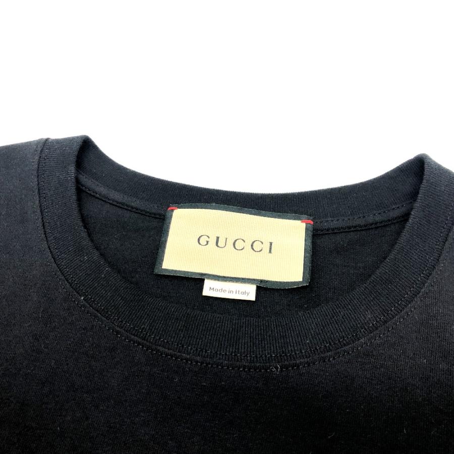 GUCCI グッチ ハート ドット アパレル トップス 半袖 Tシャツ フロントプリント ラブパレード 半袖Ｔシャツ ブラック メンズ【中古】 | GUCCI | 02