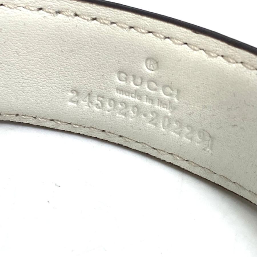 GUCCI グッチ 245929 グッチシマ ファー モコモコ 紐つき 耳あて イヤーマフラー イヤーウォーマー イヤーマフ  ホワイト【中古】未使用 | GUCCI | 01