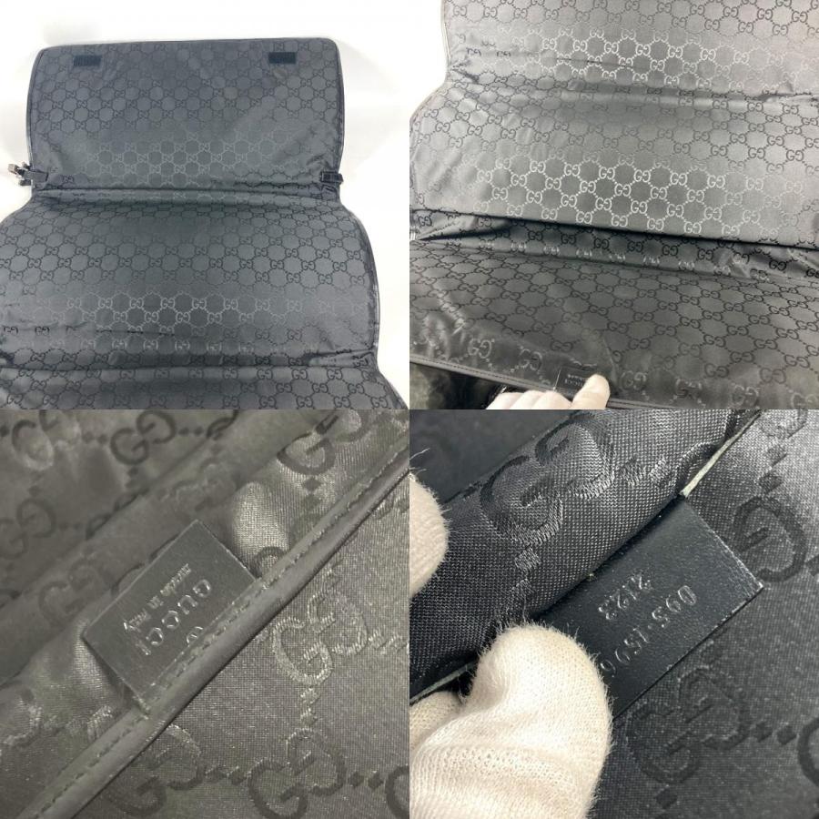 美品 GUCCI グッチ 019 1596 GG ヨガマット トレーニングマット ストレッチマット インテリア ストラップ付 雑貨 ブラック 【中古】 | GUCCI | 08