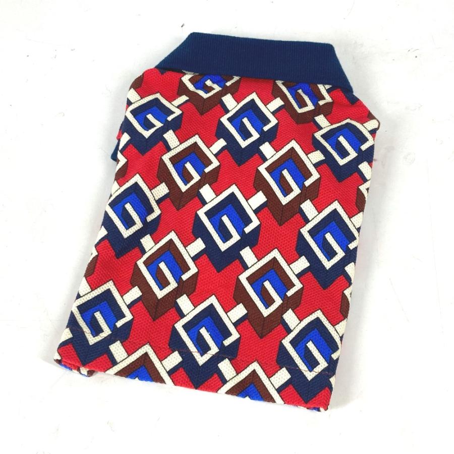 GUCCI（グッチ） 未使用 695744 ロゴ ペット服 GG ジオメトリック 犬用