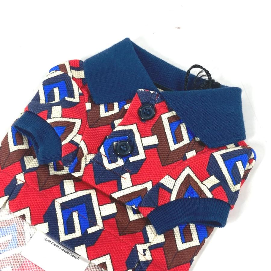 GUCCI（グッチ） 未使用 695744 ロゴ ペット服 GG ジオメトリック 犬用