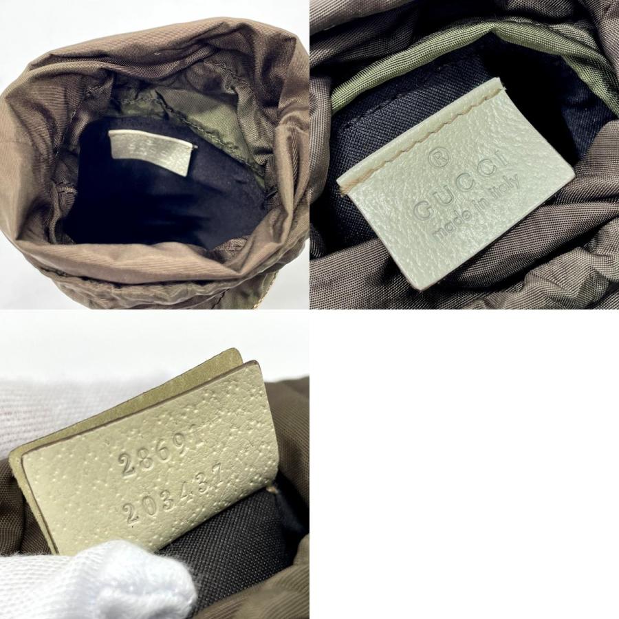 【希少】GUCCI グッチ 水筒カバー　ペットボトルカバー GUCCI グッチ 28691 GG ロゴ ペットボトルカバー 水筒ケース