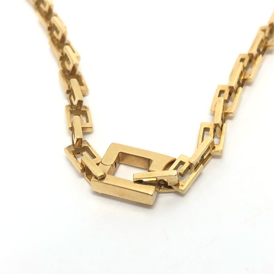 GUCCI グッチ K18YG   G ロゴ リンク スクエア  チェーン ネックレス ゴールドチェーン アクセサリー  ネックレス ゴールド レディース【中古】 | GUCCI | 01