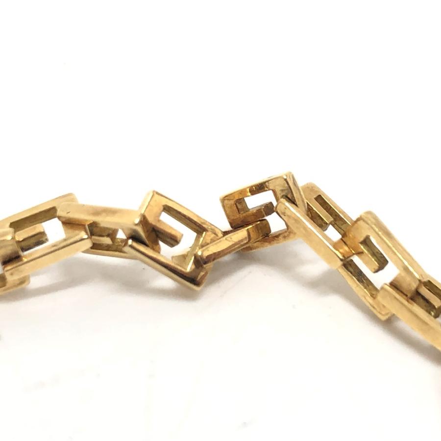 GUCCI グッチ K18YG   G ロゴ リンク スクエア  チェーン ネックレス ゴールドチェーン アクセサリー  ネックレス ゴールド レディース【中古】 | GUCCI | 04