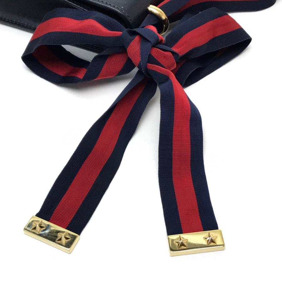 GUCCI パスケース シェリーライン リボン