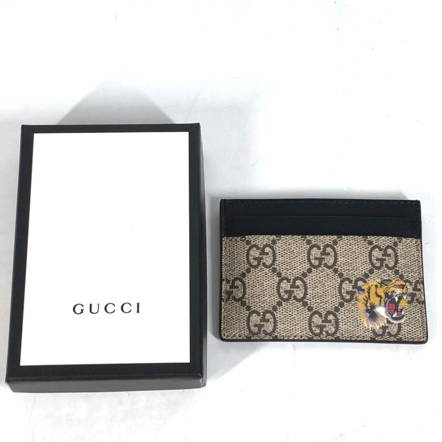GUCCI 未使用 グッチ 451277 タイガー 虎 名刺入れ パスケース GUCCI 未使用 グッチ 451277 タイガー 虎 名刺入れ パスケース