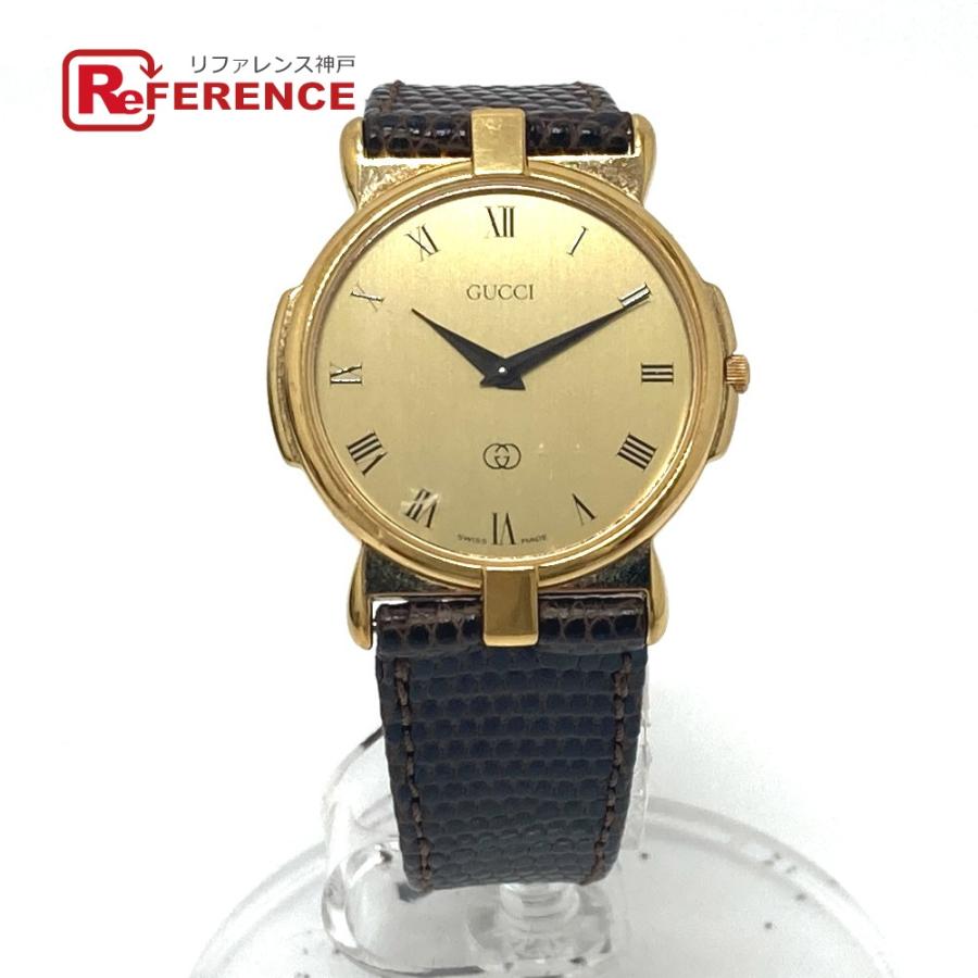 GUCCI グッチ 3400F クォーツ 腕時計 時計 ウォッチ 腕時計 ゴールド メンズ【中古】 | GUCCI