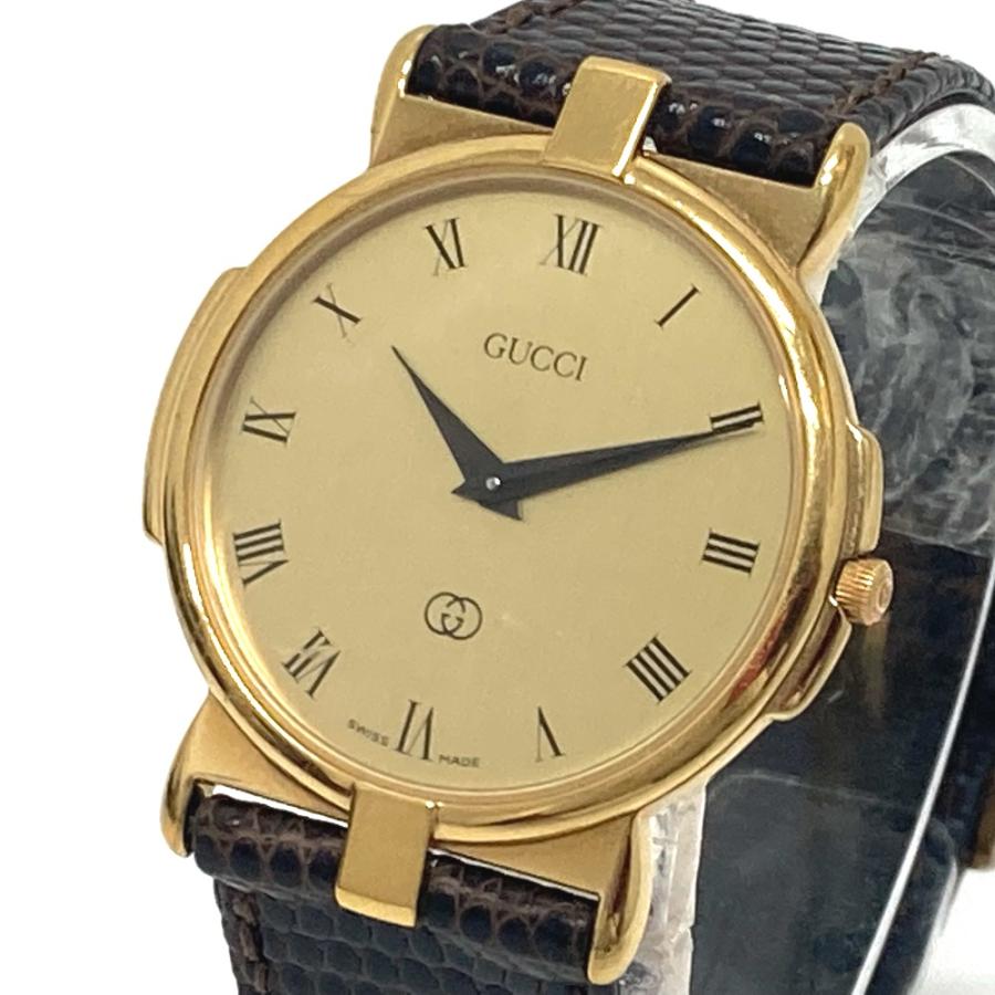 GUCCI グッチ 3400F クォーツ 腕時計 時計 ウォッチ 腕時計 ゴールド メンズ【中古】 | GUCCI | 02