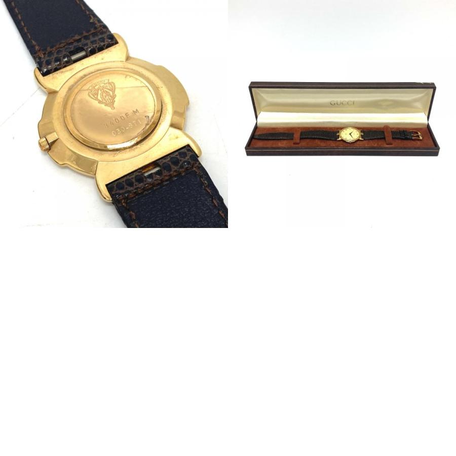 GUCCI グッチ 3400F クォーツ 腕時計 時計 ウォッチ 腕時計 ゴールド メンズ【中古】 | GUCCI | 09