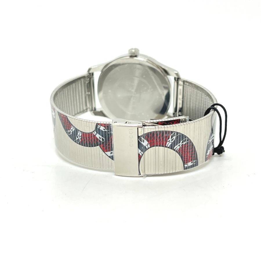 未使用 GUCCI グッチ 126.4 スネーク クォーツ 腕時計 シルバー メンズ【中古】 | GUCCI | 02