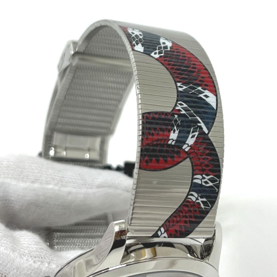 未使用 GUCCI グッチ 126.4 スネーク クォーツ 腕時計 シルバー メンズ【中古】 | GUCCI | 05