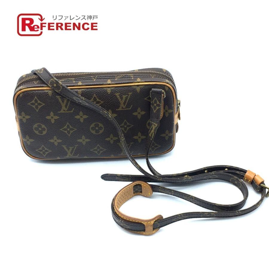 今だけ限定価格 Louis Vuitton ルイヴィトン M518 シェット マルリーバンドリエール モノグラム ショルダーバッグ ブラウン ブラウン ユニセックス 中古 全品送料無料 Www Skylanceronline Com