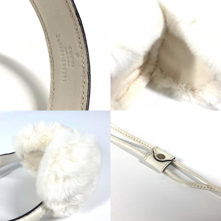 GUCCI ❤️ブラックファー イヤーマフ 収納袋付 【公式通販】