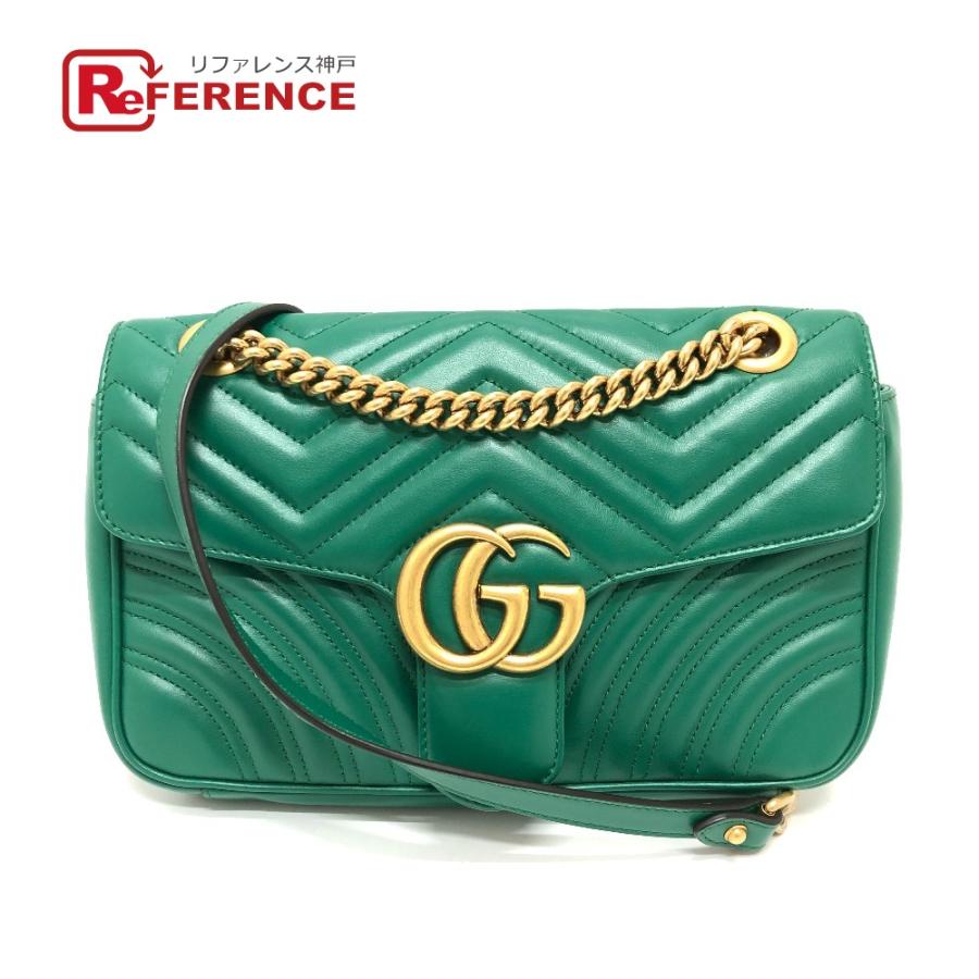 GUCCI マーモント ショルダーバッグ ネックボウ