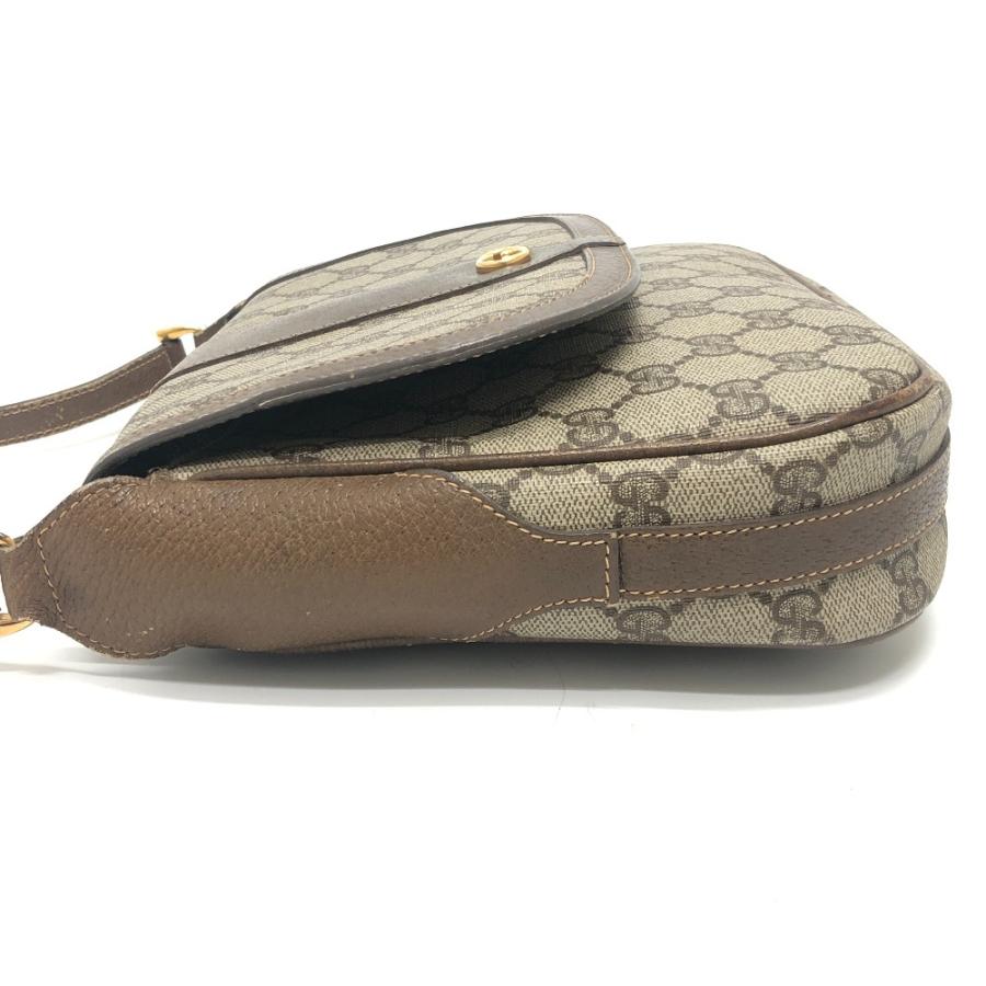 GUCCI グッチ オールドグッチ ヴィンテージ GG インターロッキングG カバン 斜め掛け ショルダーバッグ ベージュ レディース【中古】 | GUCCI | 01
