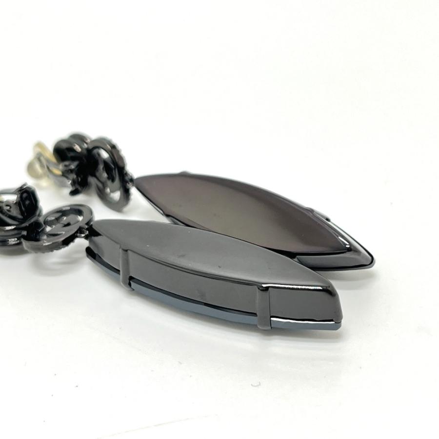 GUCCI グッチ GG クリスタル ビジュー アクセサリー イヤリング ブラック レディース【中古】 | GUCCI | 04