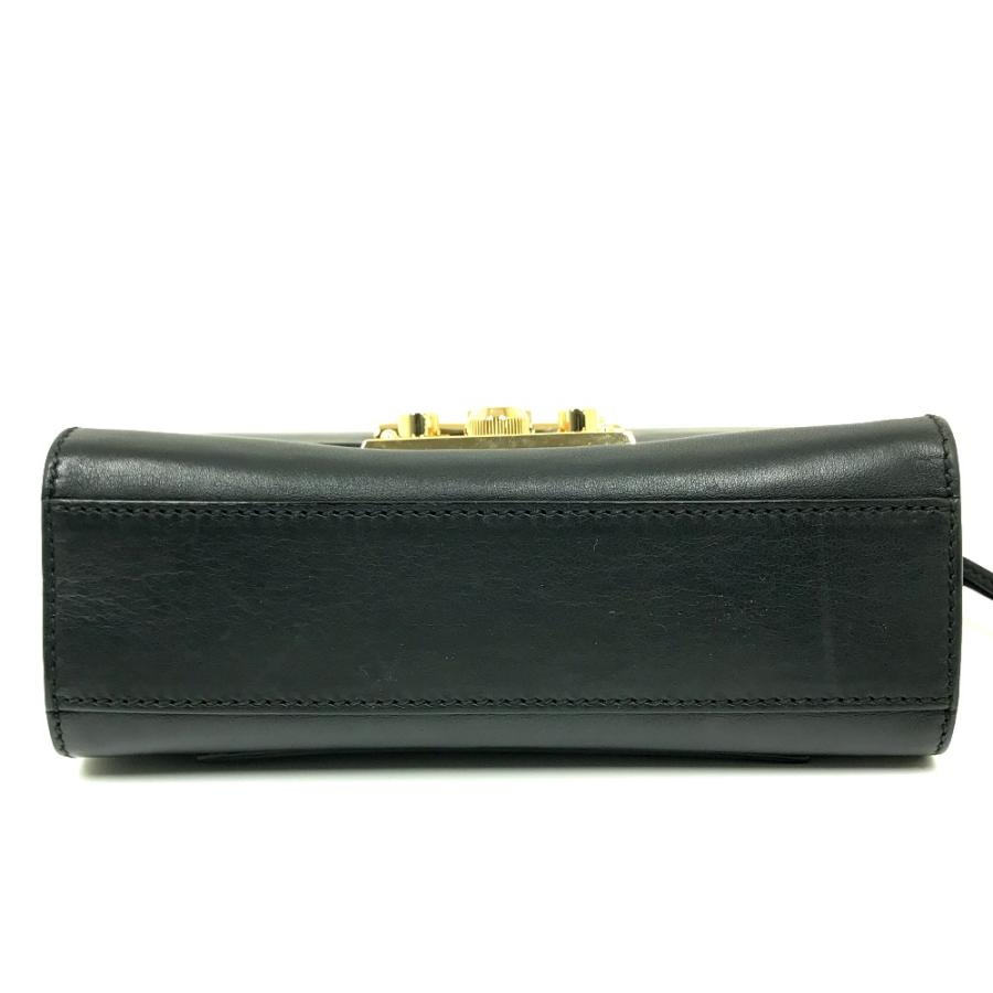 GUCCI グッチ 409487 スモール パドロック チェーン カバン ショルダーバッグ レザー ブラック レディース【中古】 | GUCCI | 03