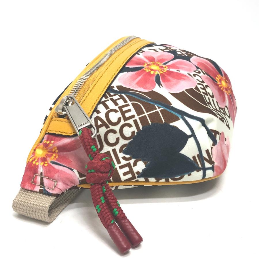 GUCCI（グッチ） 650299 THE NORTH FACE コラボ ウエストポーチ 花柄