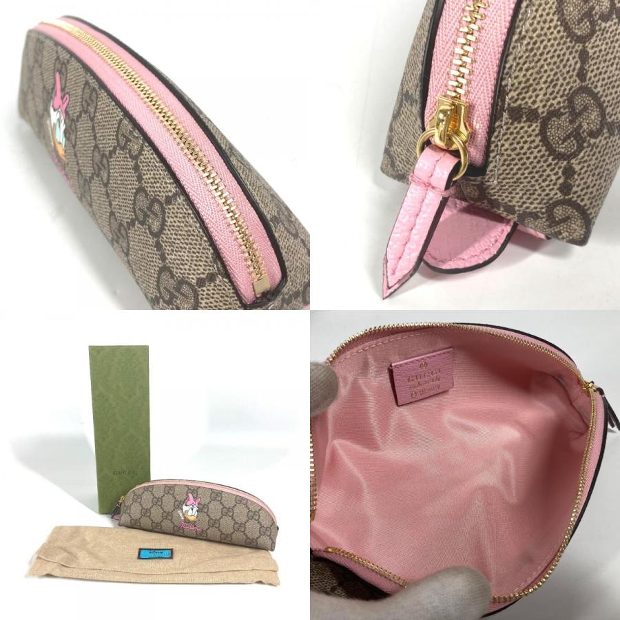 【新品未使用】グッチ　ディズニーコラボ ポーチ ペンケース GUCCI（グッチ） 未使用 662129 ディジーダック 筆箱 ポーチ