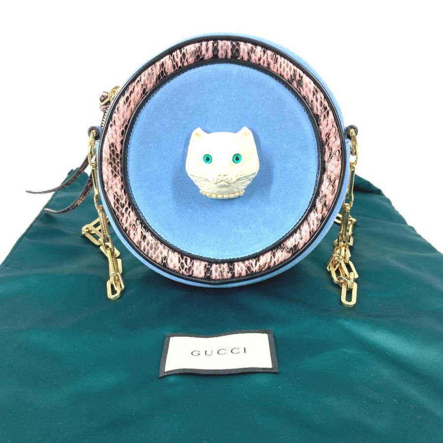 GUCCI グッチ/エルフキャットヘッドチェーンショルダー/499823/001***/Aランク/09【中古】 GUCCI グッチ/エルフキャットヘッドチェーンショルダー/499823/001