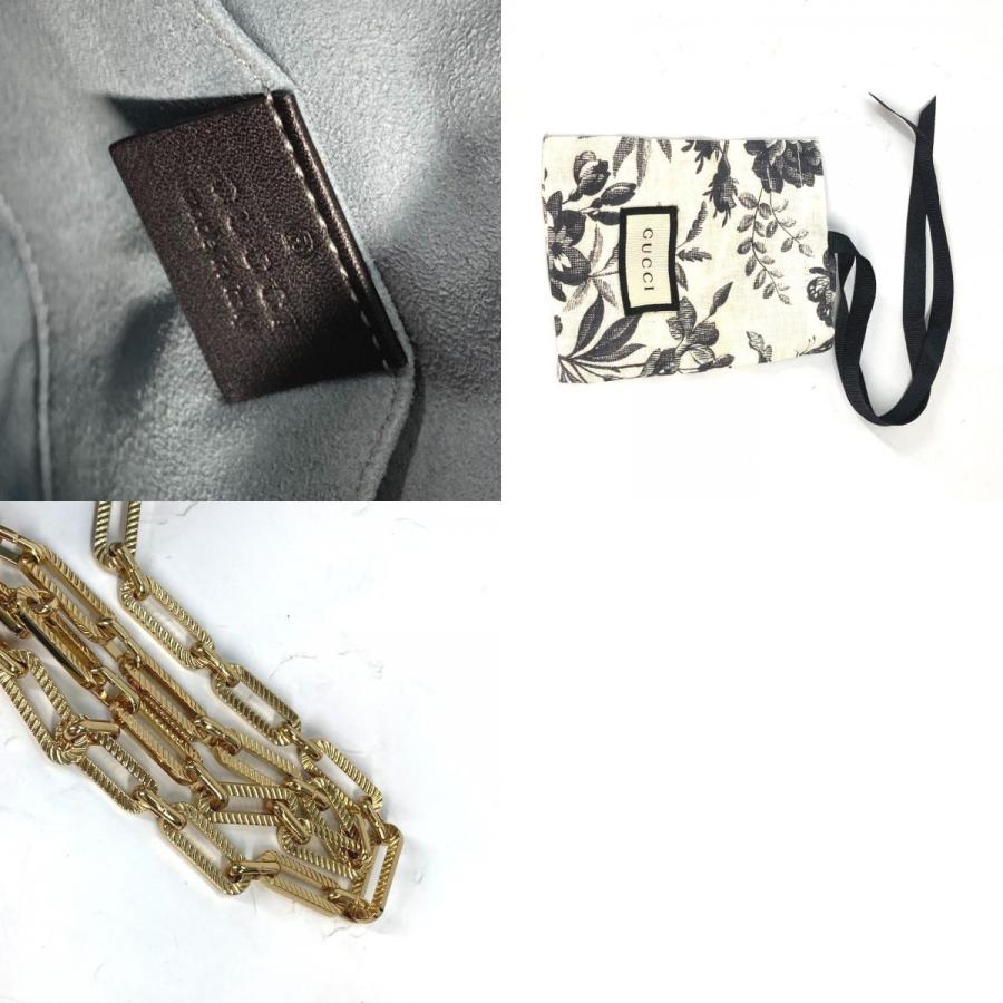 GUCCI グッチ/エルフキャットヘッドチェーンショルダー/499823/001***/Aランク/09【中古】 GUCCI - GUCCI グッチ/エルフキャットヘッドチェーンショルダー/499823