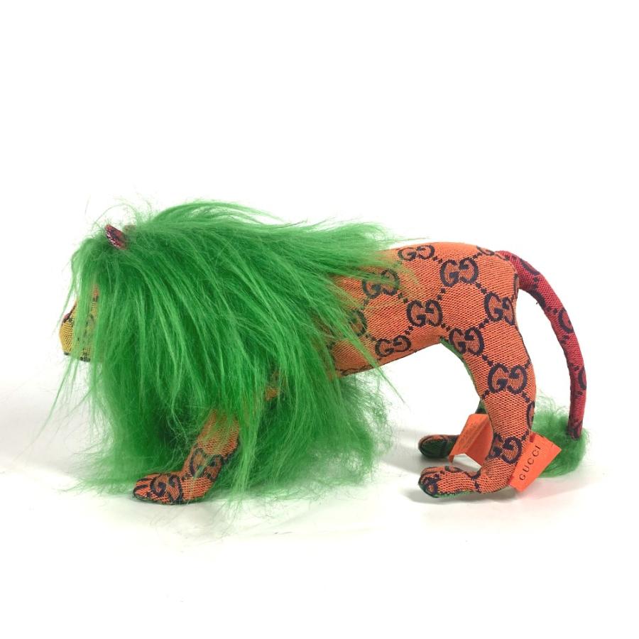 GUCCI - グッチ GUCCI GG デコラティブ ライオン 670235 人形 インテリア らいおん ぬいぐるみ GGキャンバス グリーン 未使用 楽天市場】GUCCI グッチ 670235 GG デコラティブ ライオン 人形