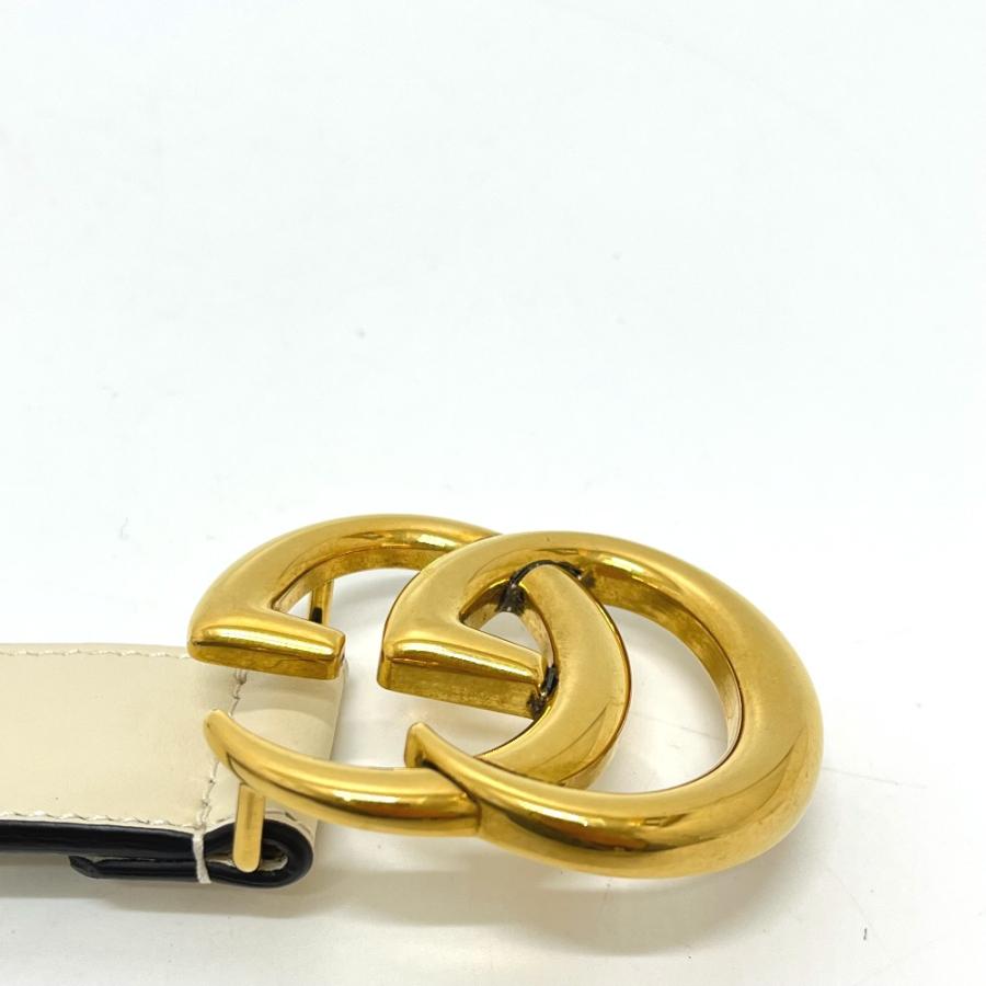 GUCCI グッチ 625839 ダブルG GGバックル スリムベルト ファッション小物  ベルト ベージュ レディース【中古】 | GUCCI | 05