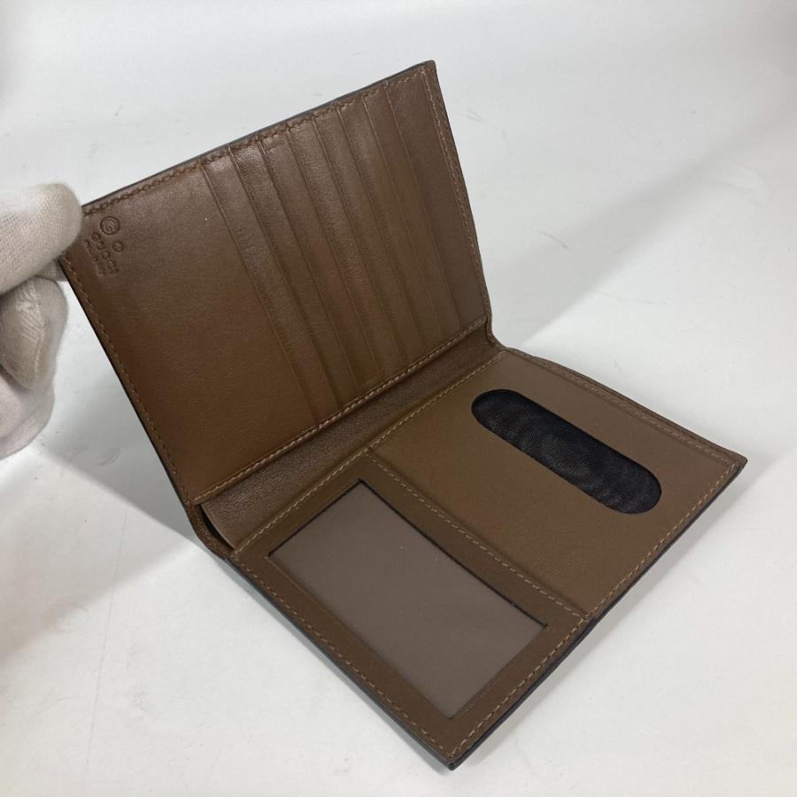 未使用 GUCCI グッチ 346079 グッチシマ ロゴ カードケース パスポート 