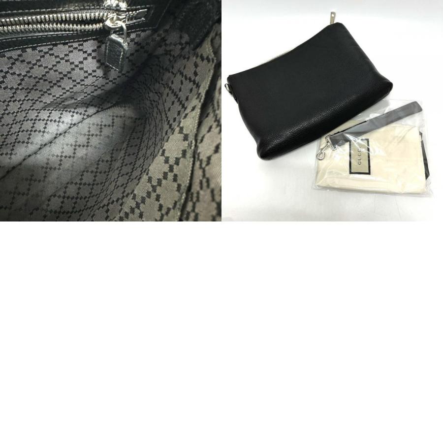 GUCCI グッチ 387075 コスモポリス ストラップ クラッチバッグ ブラック メンズ【中古】_9