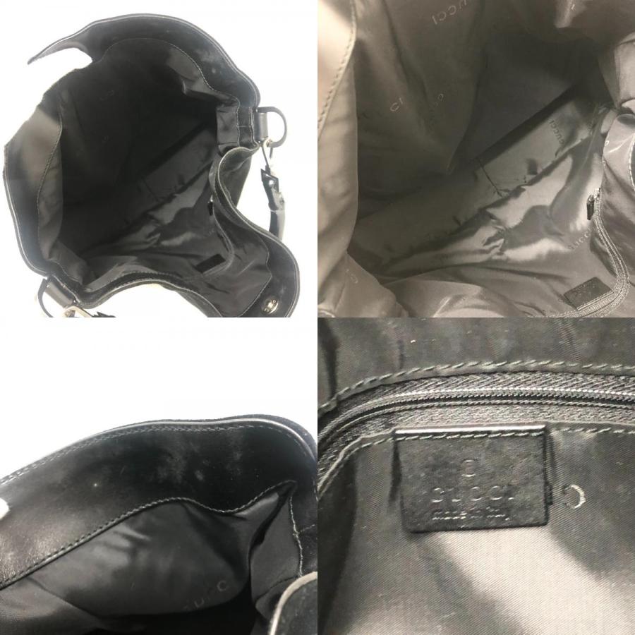 GUCCI グッチ 2404 バンブー 2WAY カバン ハンドバッグ 肩掛け ショルダーバッグ ブラック レディース【中古】 | GUCCI | 08