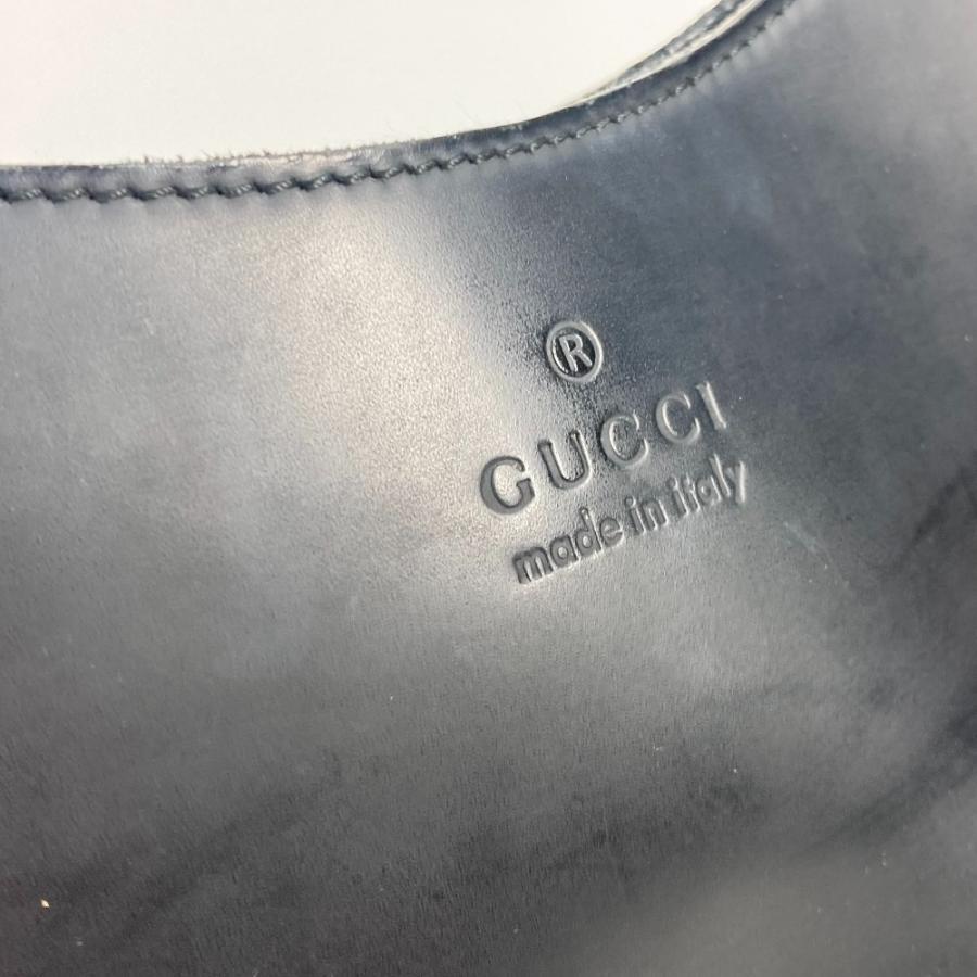 GUCCI グッチ 001 3789 バンブー ショルダーバッグ 肩掛け バイカラー ヴィンテージ ハンドバッグ ブラック レディース【中古】 | GUCCI | 08