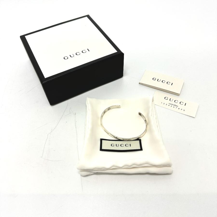 美品 GUCCI グッチ 454287 ブラインドフォーラブ アクセサリー バングル シルバー レディース【中古】 | GUCCI | 08