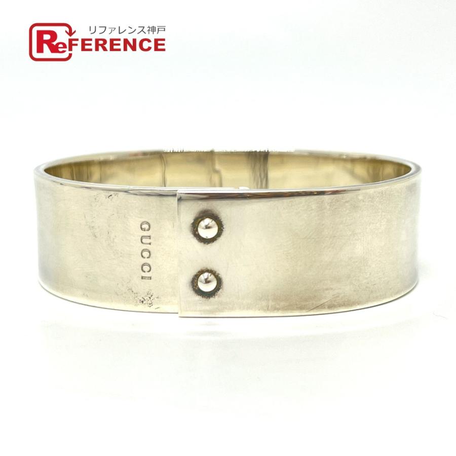 GUCCI グッチ ロゴ ヴィンテージ アクセサリー バングル シルバー レディース【中古】 | GUCCI