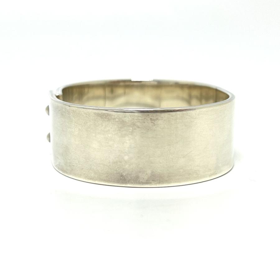 GUCCI グッチ ロゴ ヴィンテージ アクセサリー バングル シルバー レディース【中古】 | GUCCI | 01