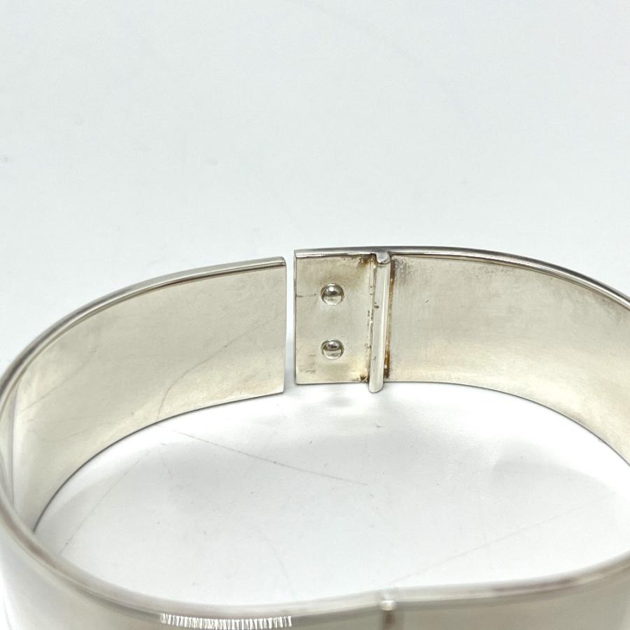 GUCCI グッチ ロゴ ヴィンテージ アクセサリー バングル シルバー レディース【中古】 | GUCCI | 09