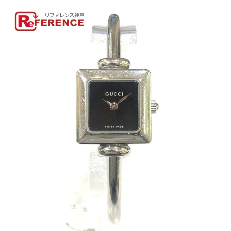 GUCCI グッチ バングル スクエア クォーツ 2針 アナログ 1900Ｌ 腕時計 シルバー レディース【中古】 | GUCCI