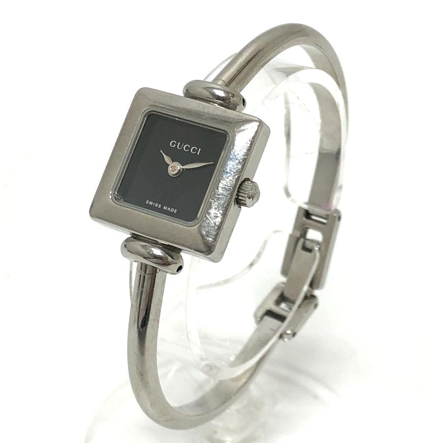 GUCCI グッチ バングル スクエア クォーツ 2針 アナログ 1900Ｌ 腕時計 シルバー レディース【中古】 | GUCCI | 02