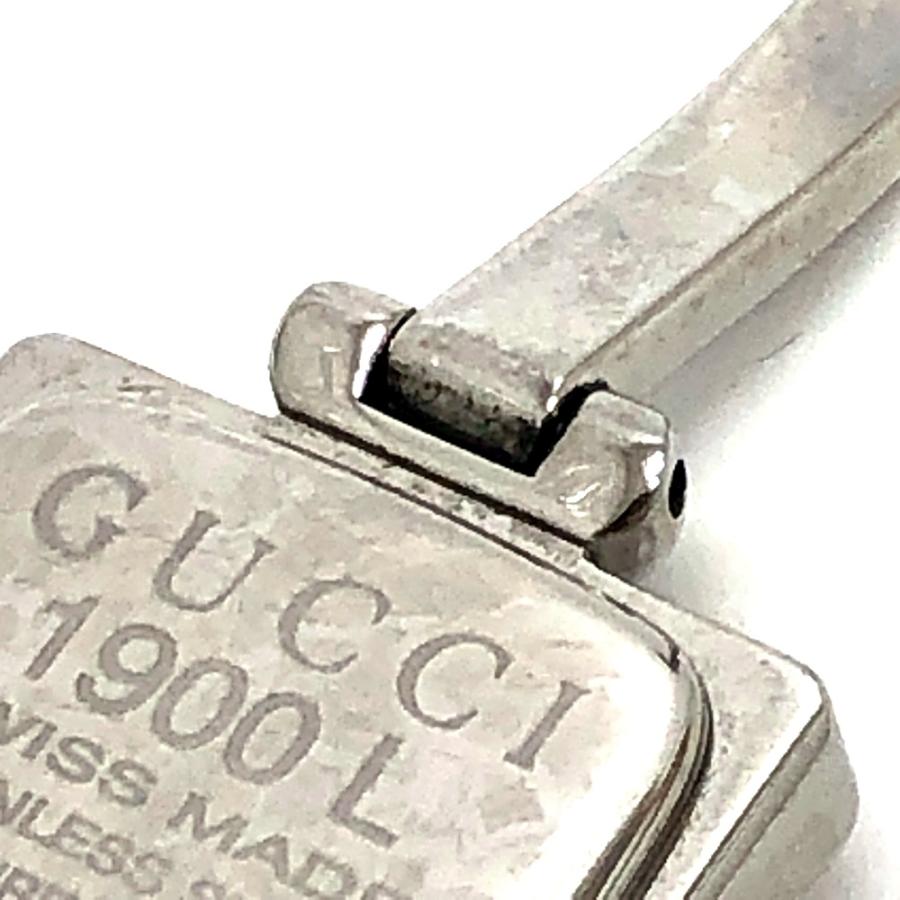 GUCCI グッチ バングル スクエア クォーツ 2針 アナログ 1900Ｌ 腕時計 シルバー レディース【中古】 | GUCCI | 06