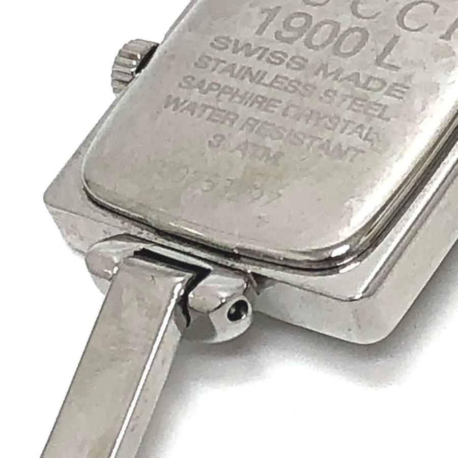 GUCCI グッチ バングル スクエア クォーツ 2針 アナログ 1900Ｌ 腕時計 シルバー レディース【中古】 | GUCCI | 07