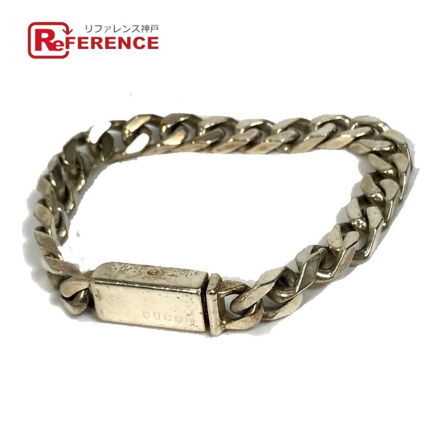 GUCCI グッチ アクセサリー ロゴ 喜平 チェーン ブレスレット SV925