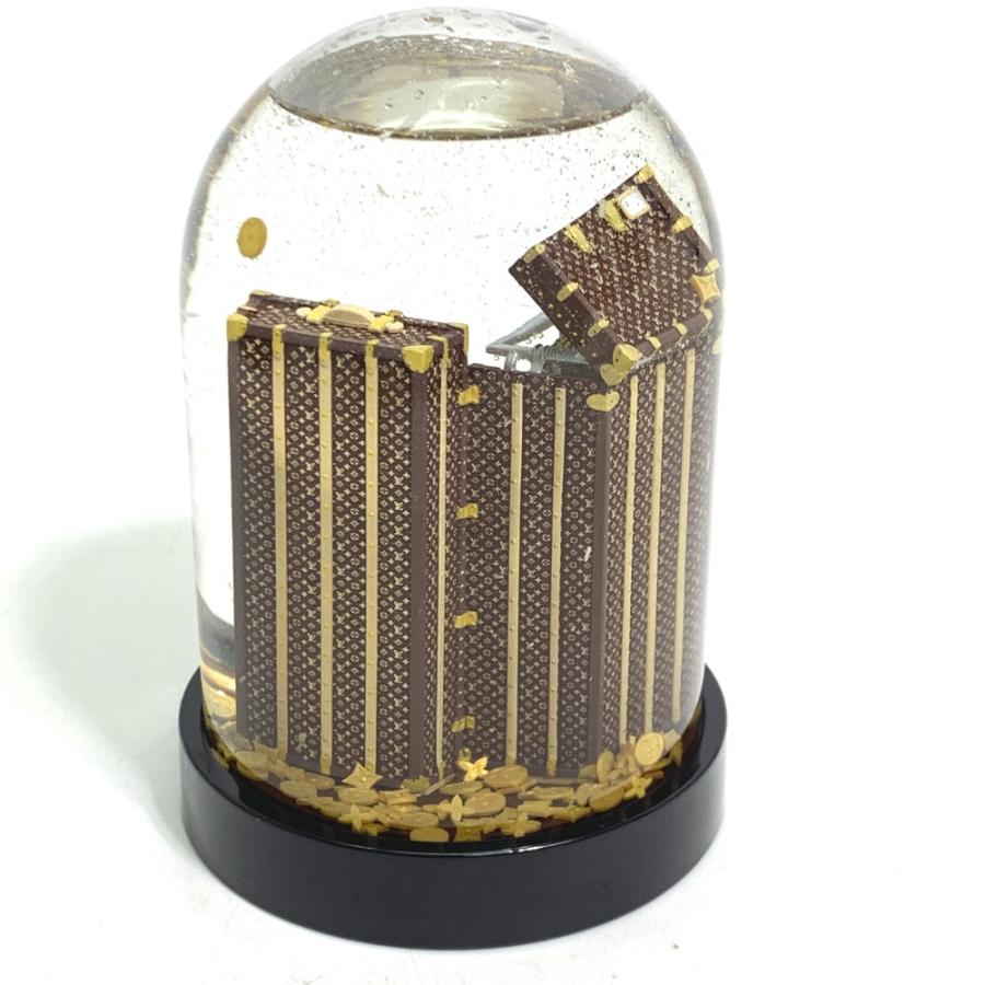LOUIS VUITTON ルイヴィトン 2009年限定 置物 ワードロープトランク ノベルティ 非売品 スノードーム 陶器 ブラウン レディース【中古】 | LOUIS VUITTON | 01