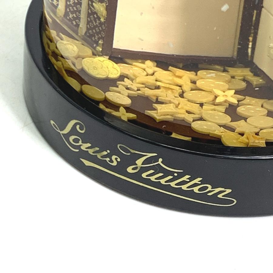 LOUIS VUITTON ルイヴィトン 2009年限定 置物 ワードロープトランク ノベルティ 非売品 スノードーム 陶器 ブラウン レディース【中古】 | LOUIS VUITTON | 05