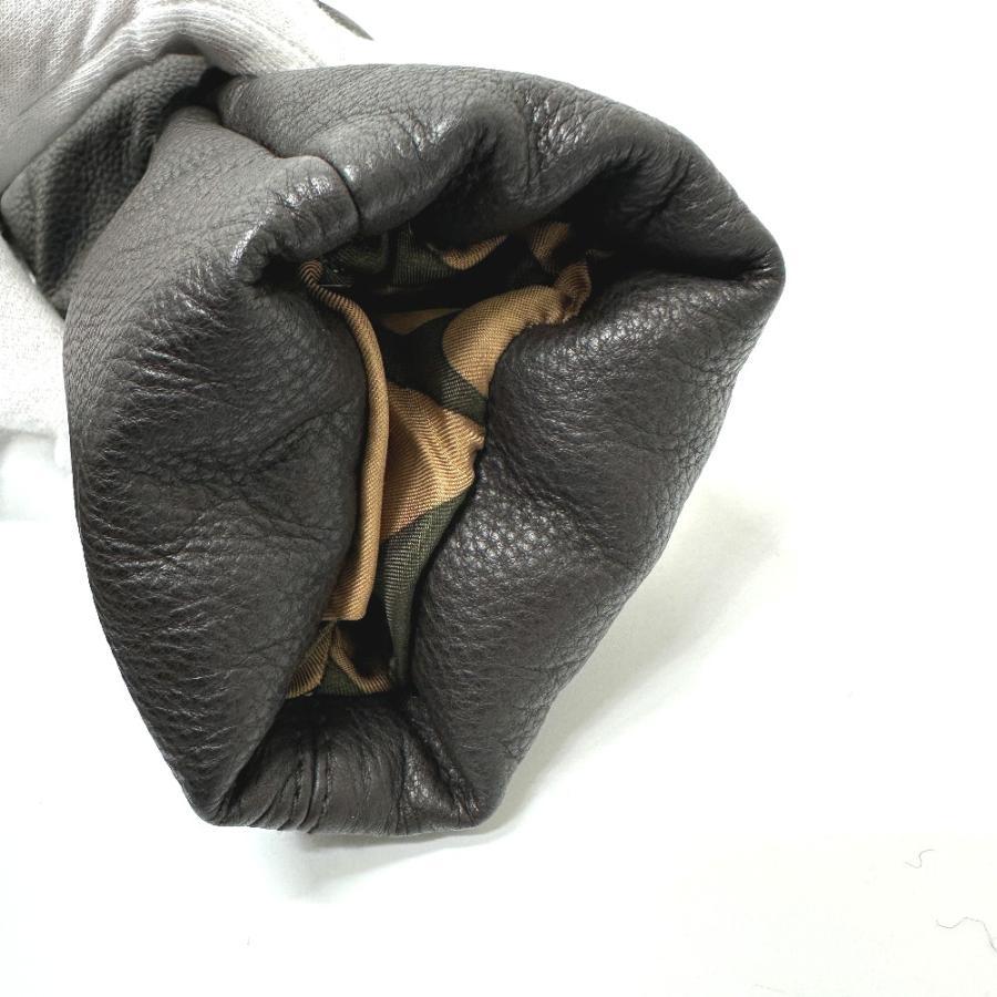 VALENTINO ヴァレンティノ 襟元ミンク レザー ダウン アパレル ロングコート ブラウン レディース【中古】 | VALENTINO | 06