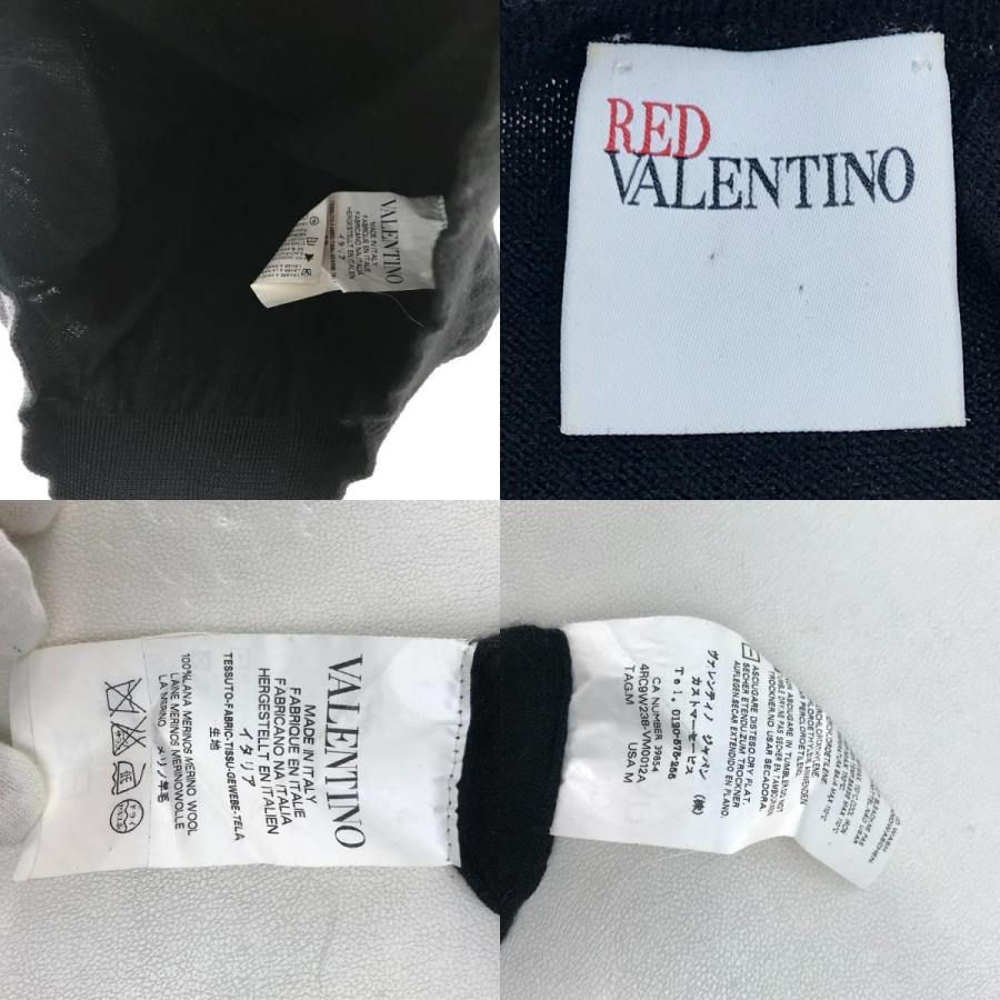 RED VALENTINO レッドヴァレンチノ トップス ニット キャミソール レディース ブラック/ホワイト |  | 09