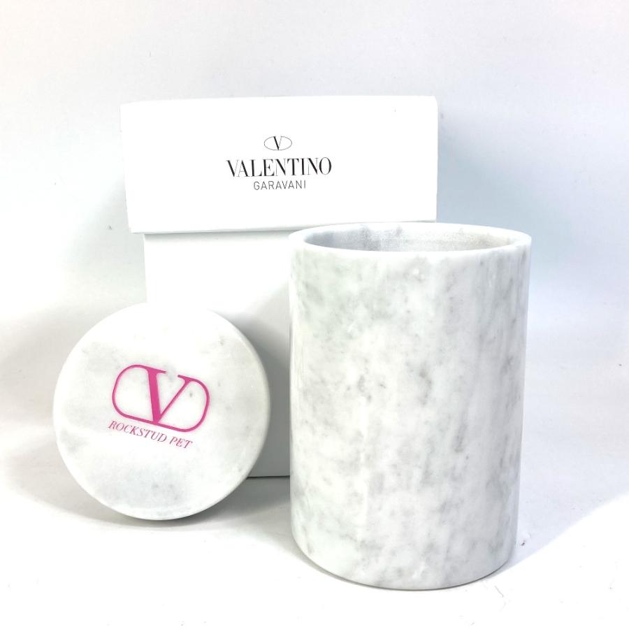 VALENTINO ヴァレンティノ ROCKSTUD PET フードコンテナー ペットフード入れ 犬 容器 食器 ドッグ  非売品 雑貨 ホワイト ユニセックス【中古】 | VALENTINO | 05