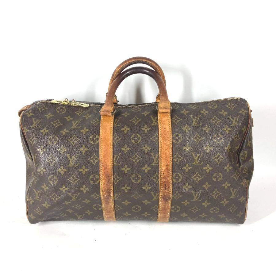 LOUIS VUITTON ルイヴィトン M41428 キーポル45 旅行バッグ トラベルバッグ カバン モノグラム ボストンバッグ ブラウン【中古】 | LOUIS VUITTON | 01